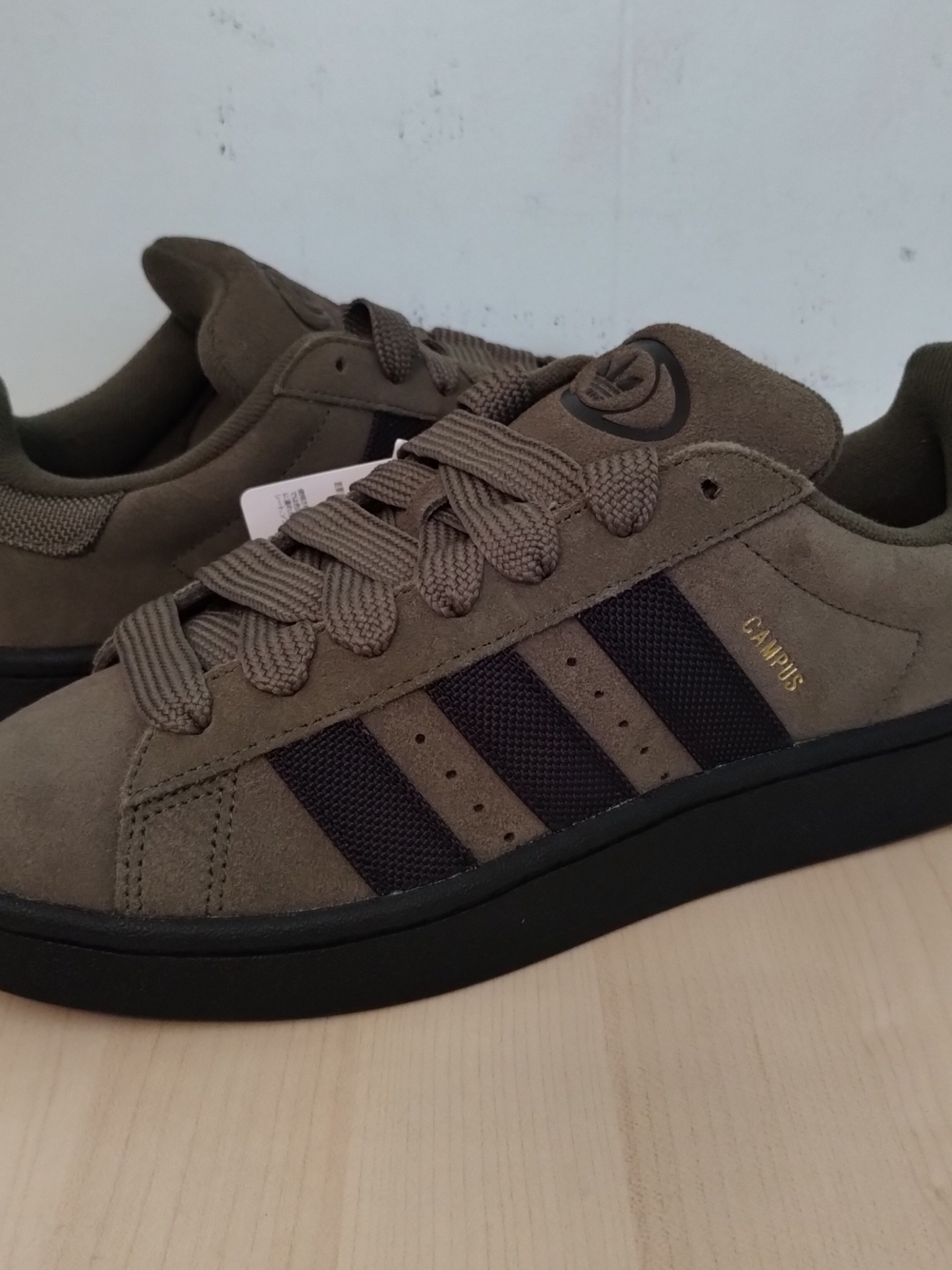 Adidas Campus Men's Olive Green Suede Sneakers